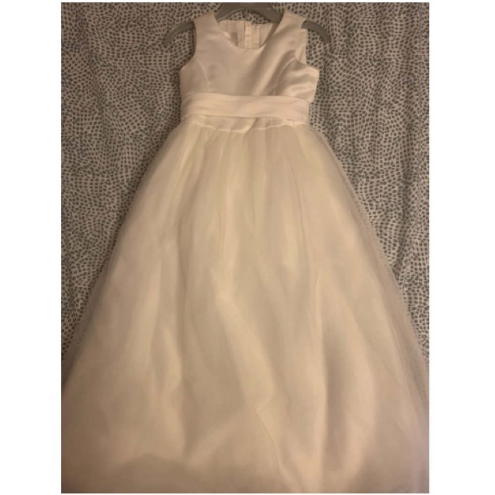 White Kids Communion/Wedding Dress + Cardigan!!